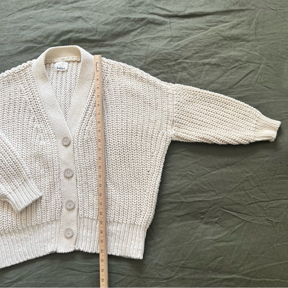 Women's Cream Knit Sweater - Picture 5 of 9